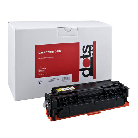 dots gelb Toner kompatibel zu HP 304A (CC532A) | 1218,0009-DOTS