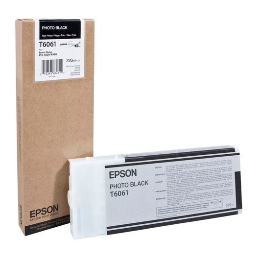 EPSON T6061 Foto schwarz Druckerpatrone | C13T606100
