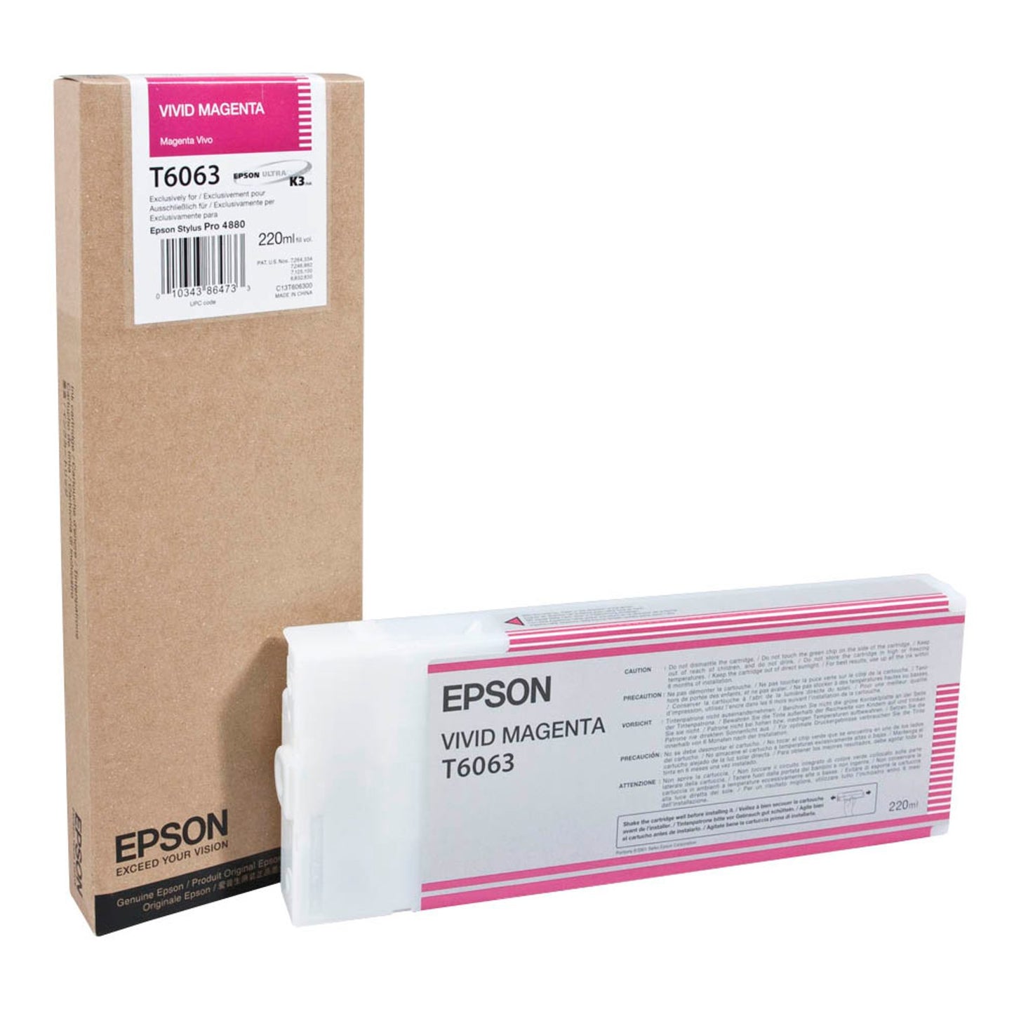 EPSON T6063 vivid magenta Druckerpatrone | C13T606300