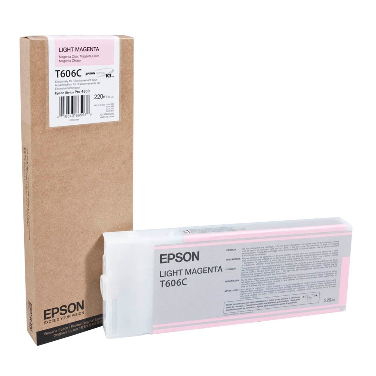 EPSON T606C light magenta Druckerpatrone | C13T606C00