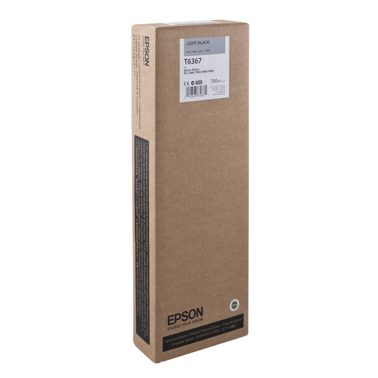 EPSON T6367 light schwarz Druckerpatrone | C13T636700