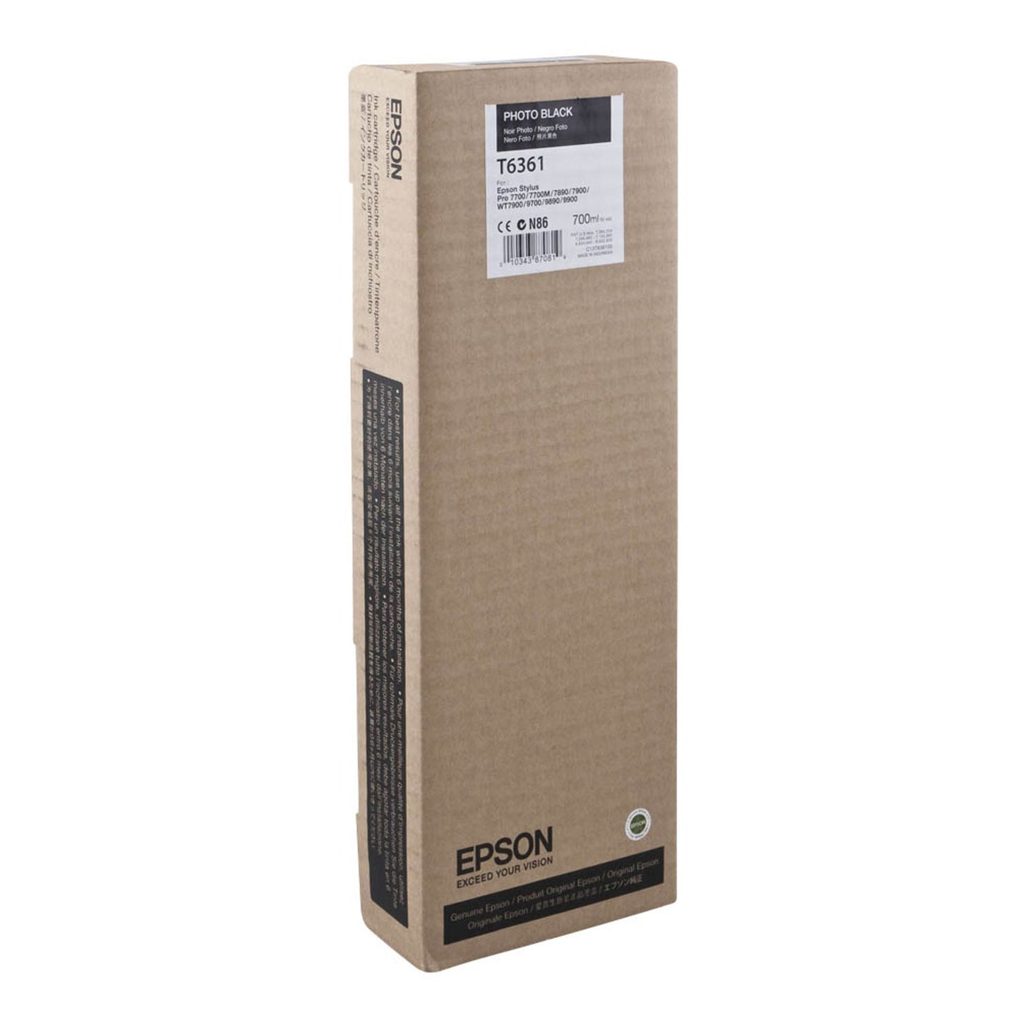 EPSON T6361 Foto schwarz Druckerpatrone | C13T636100