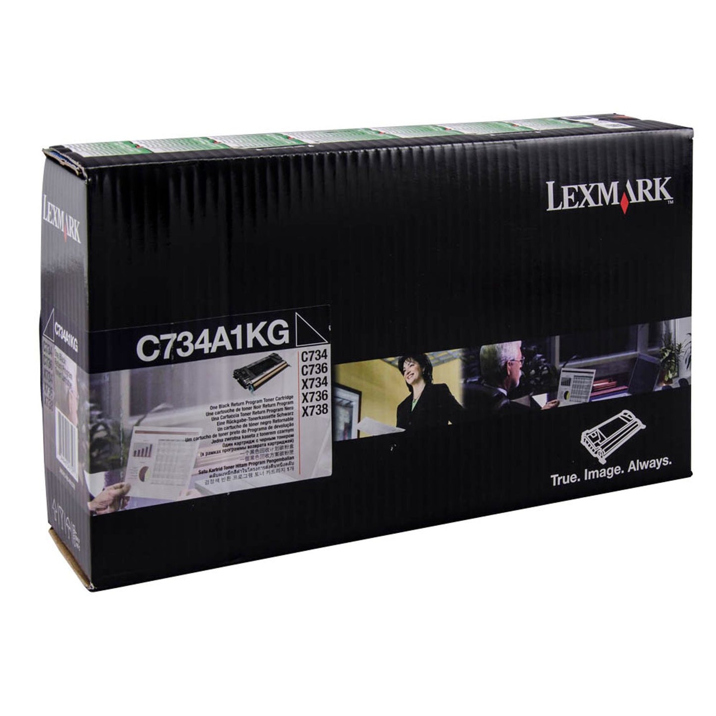 Lexmark schwarz Toner | C734A1KG