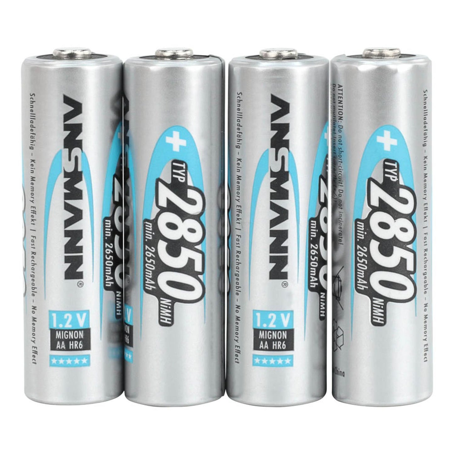 ANSMANN Akkus Mignon AA 2.650 mAh | 5035212 | 1 Pack = 4 St.