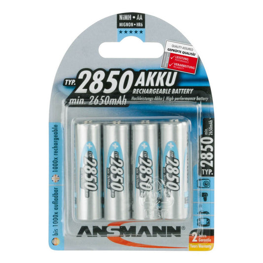 ANSMANN Akkus Mignon AA 2.650 mAh | 5035212 | 1 Pack = 4 St.