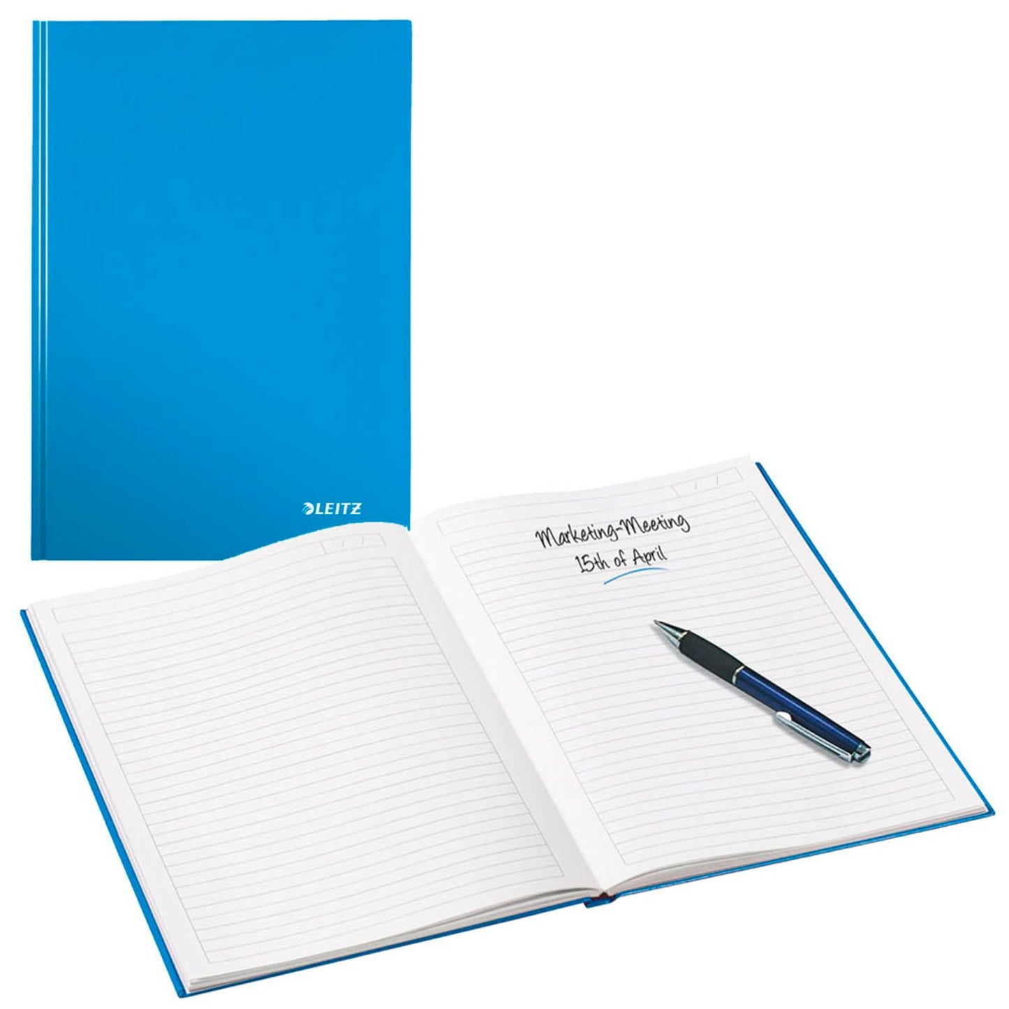 LEITZ Notizbuch WOW DIN A5 liniert, Hardcover 160 Seiten