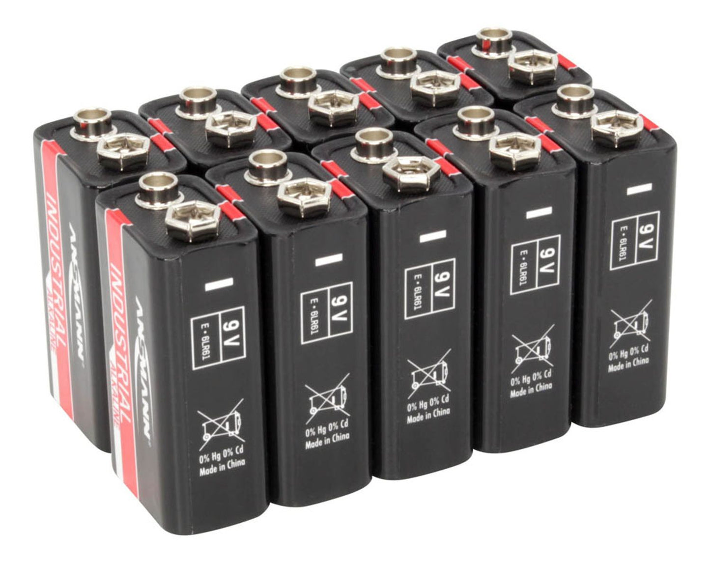 10 ANSMANN Batterien INDUSTRIAL