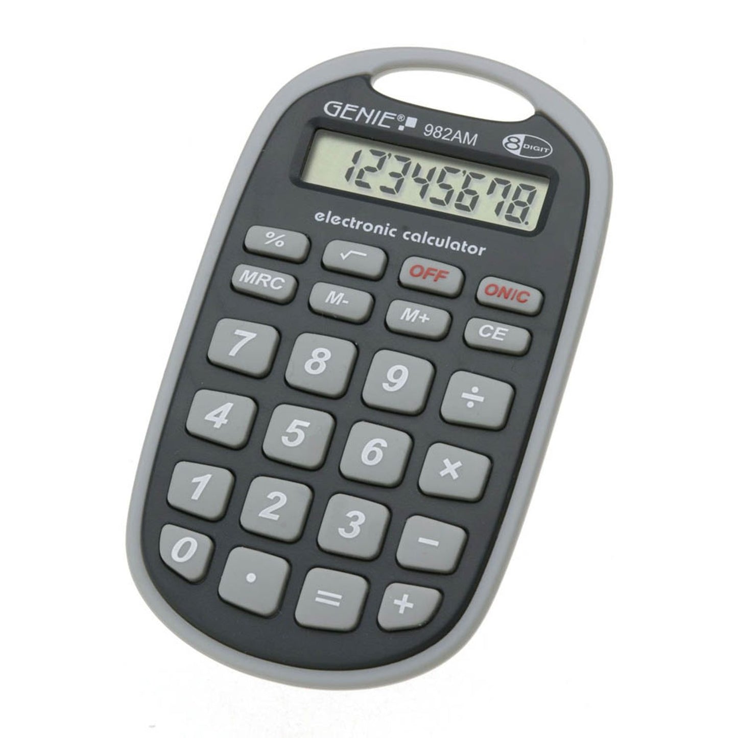 GENIE 982 AM Taschenrechner schwarz/grau | 10227