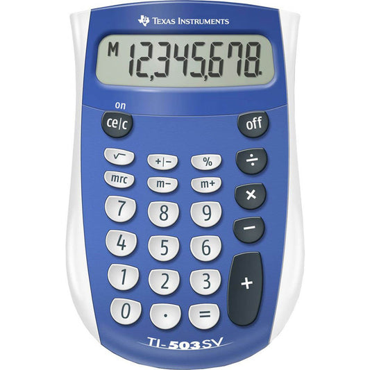 TEXAS INSTRUMENTS TI-503 SV Taschenrechner blau/weiss | 503SV/FBL/11E1/B