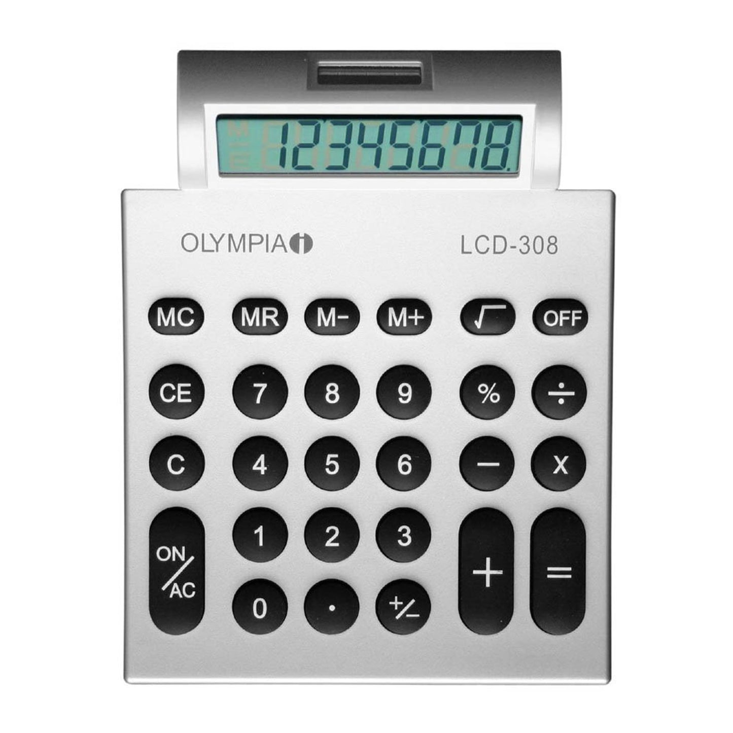 OLYMPIA LCD-308 Taschenrechner silber | 941911007