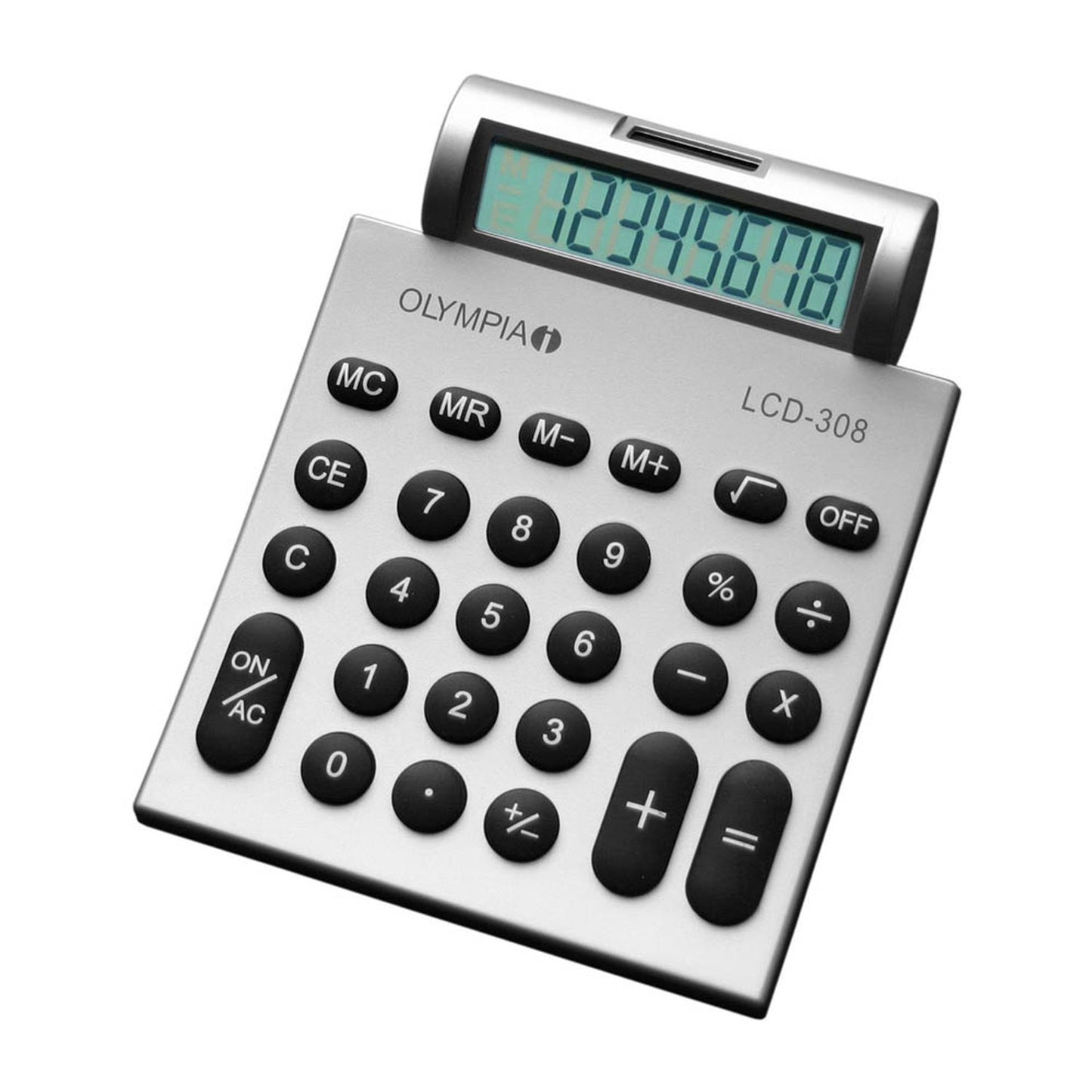 OLYMPIA LCD-308 Taschenrechner silber | 941911007