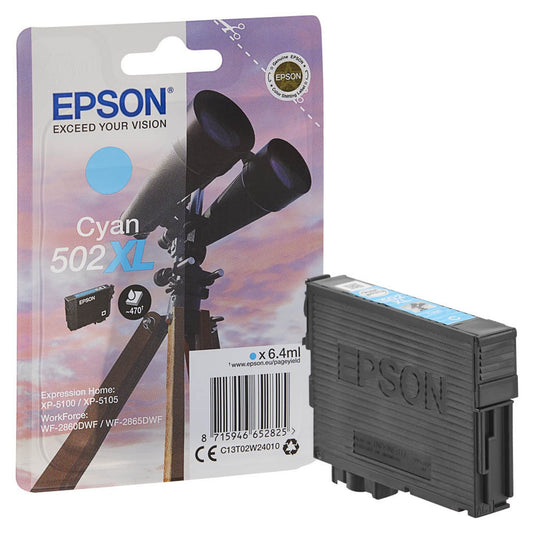 EPSON 502XL/T02W24 cyan Druckerpatrone | C13T02W24010