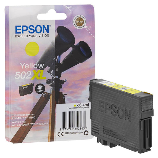EPSON 502XL/T02W44 gelb Druckerpatrone | C13T02W44010