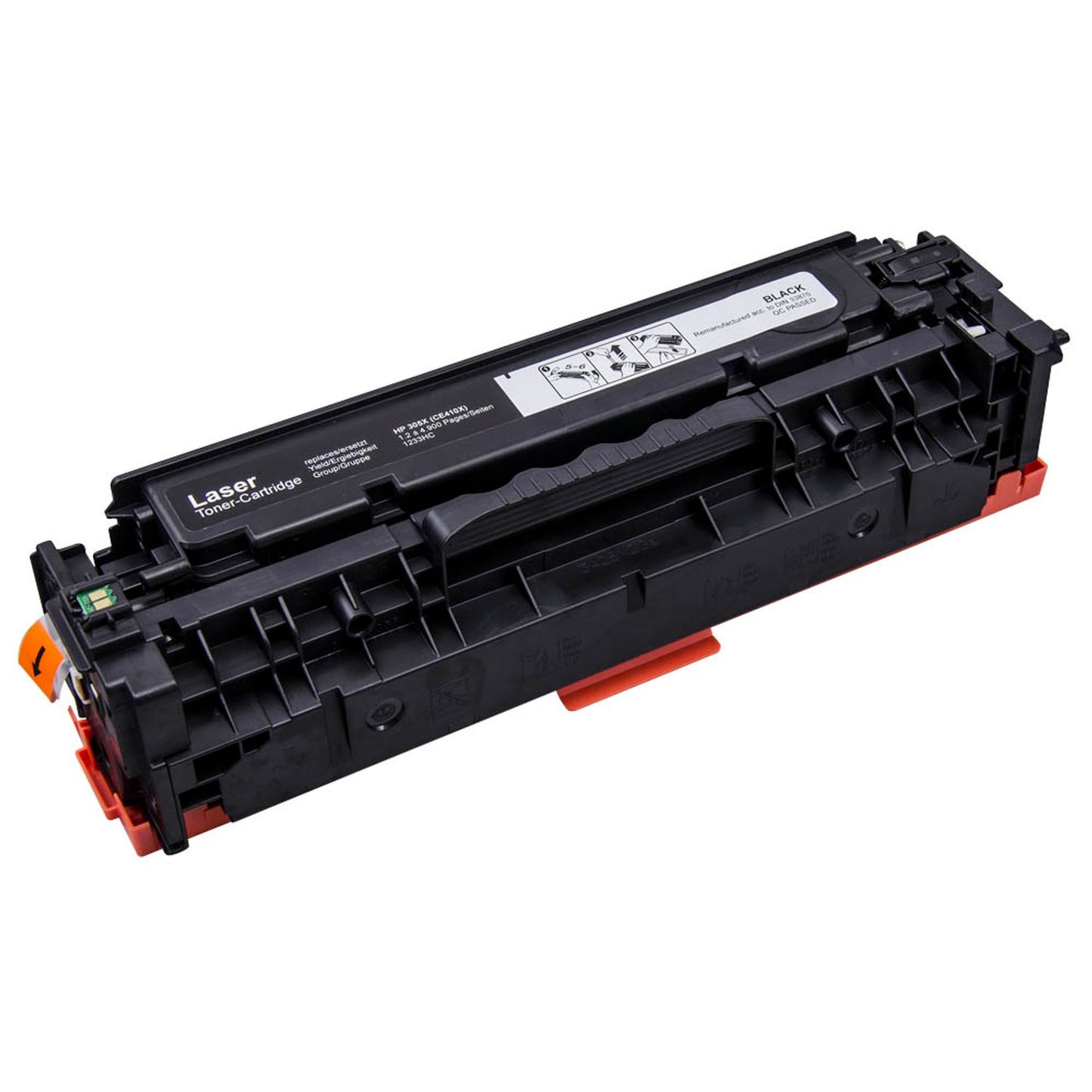 dots schwarz Toner kompatibel zu HP 305X (CE410X) | 1233,HC00-DOTS