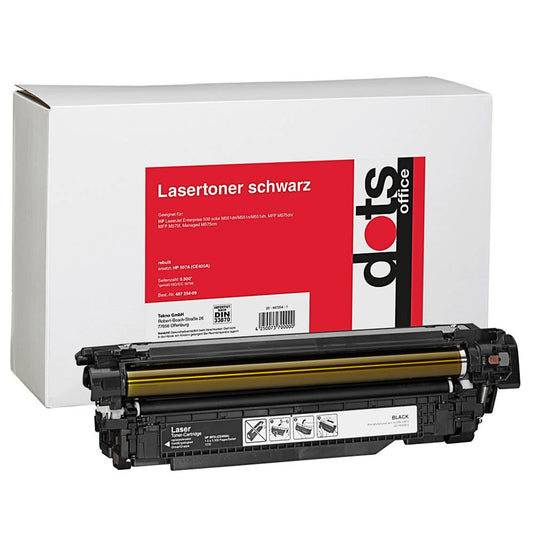 dots schwarz Toner kompatibel zu HP 507A (CE400A) | 1232,0000-DOTS