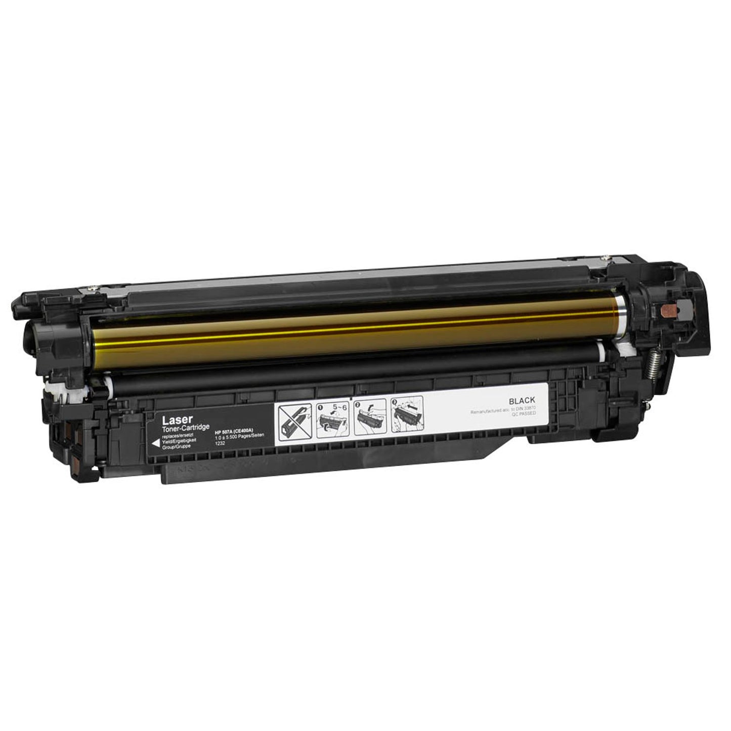 dots schwarz Toner kompatibel zu HP 507A (CE400A) | 1232,0000-DOTS