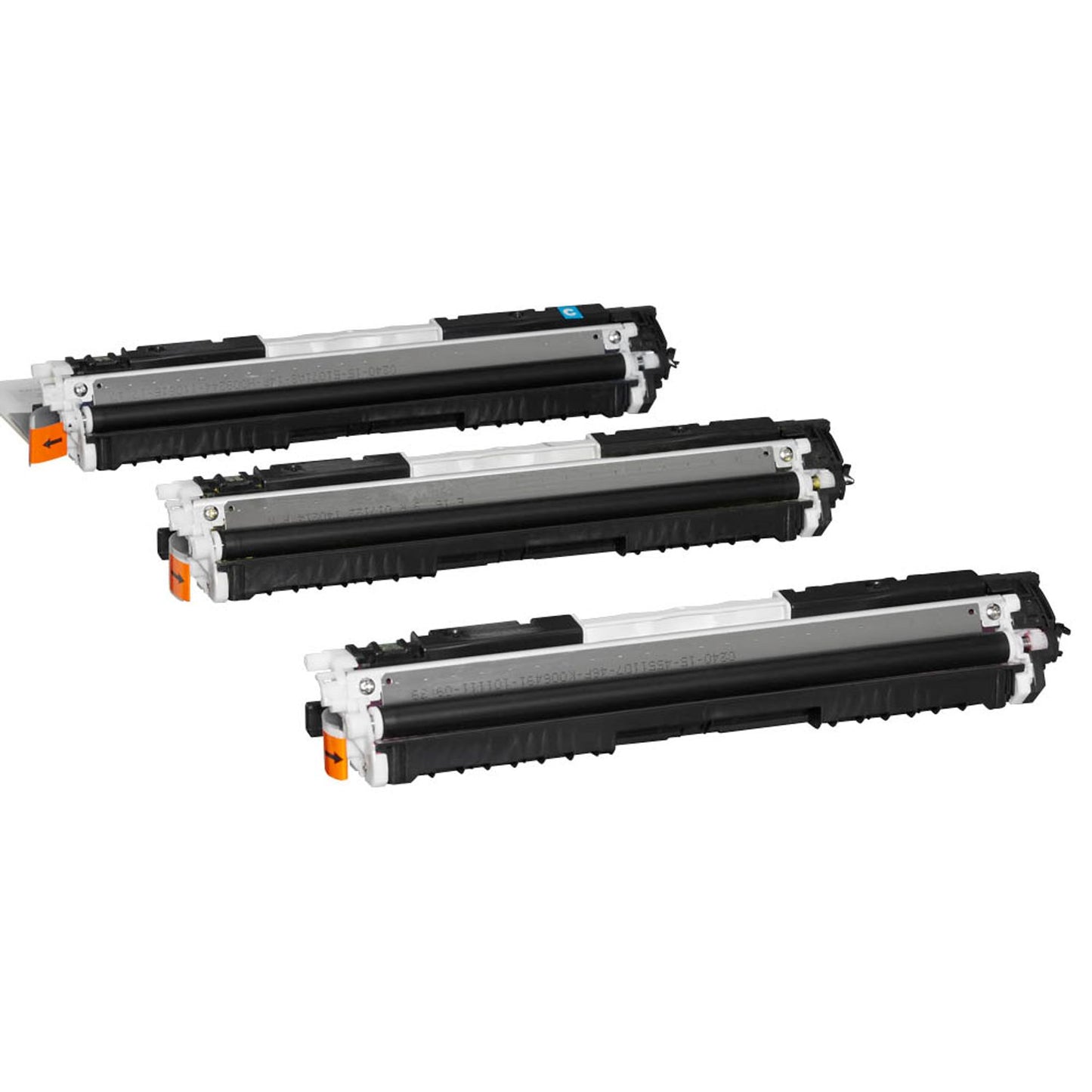 dots cyan, magenta, gelb Toner kompatibel zu HP 3x 126A (CF341A), 3er-Set | 1226,0030-DOTS | 1 Pack = 3 St.