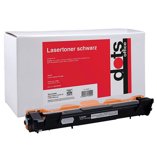 dots schwarz Toner kompatibel zu brother TN-1050 | 1260,0000-DOTS