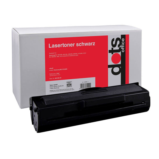 dots schwarz Toner kompatibel zu SAMSUNG MLT-D1042s (SU737A) | 3503,0000-DOTS