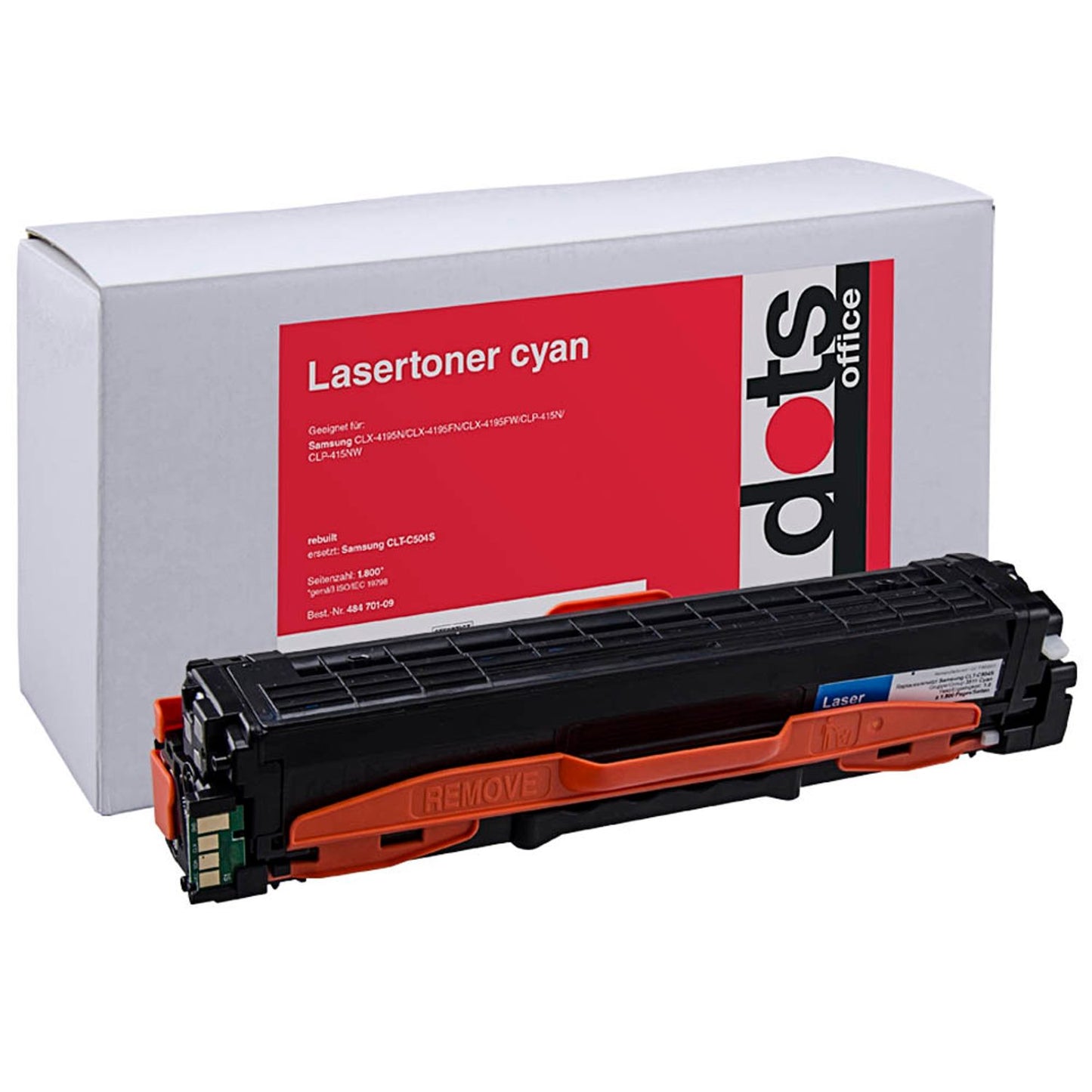 dots cyan Toner kompatibel zu SAMSUNG CLT-C504s (SU025A) | 3511,0003-DOTS