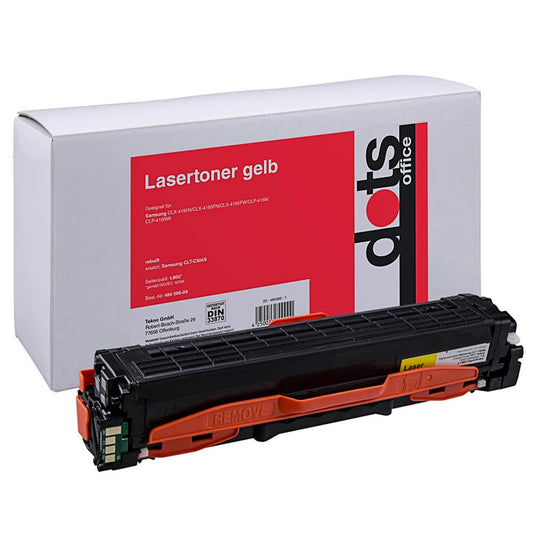 dots gelb Toner kompatibel zu SAMSUNG CLT-Y504s (SU502A) | 3511,0009-DOTS