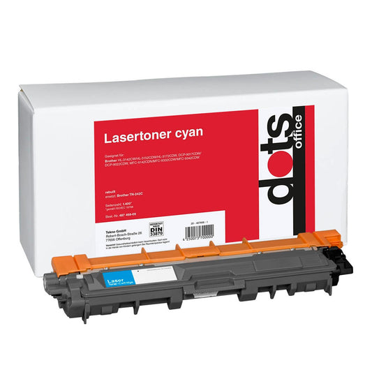 dots cyan Toner kompatibel zu brother TN-242C | 1248,0003-DOTS