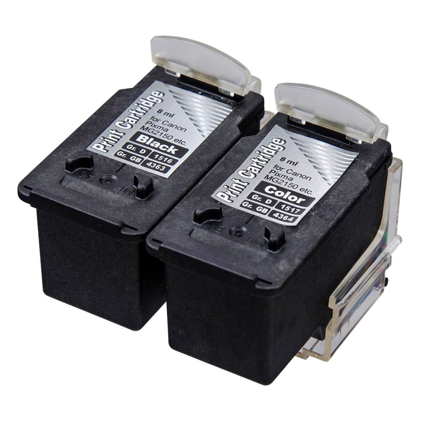 dots schwarz, color Druckerpatronen kompatibel zu Canon PG-540/CL-541 | 1516,4850-DOTS