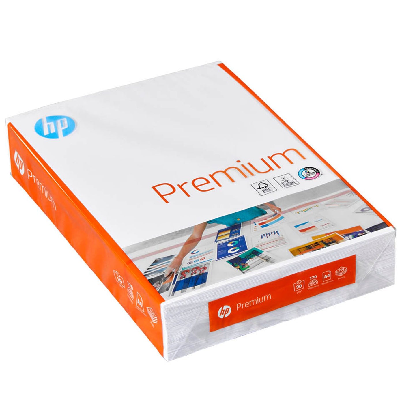 HP Kopierpapier Premium DIN A4 90 g/qm | CHP853 | 1 Pack = 250 Blatt