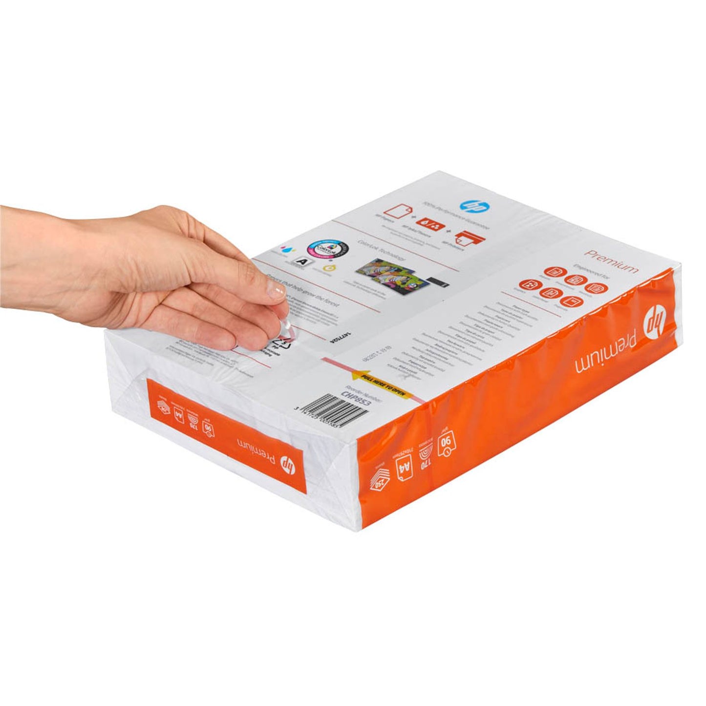HP Kopierpapier Premium DIN A4 90 g/qm | CHP853 | 1 Pack = 250 Blatt