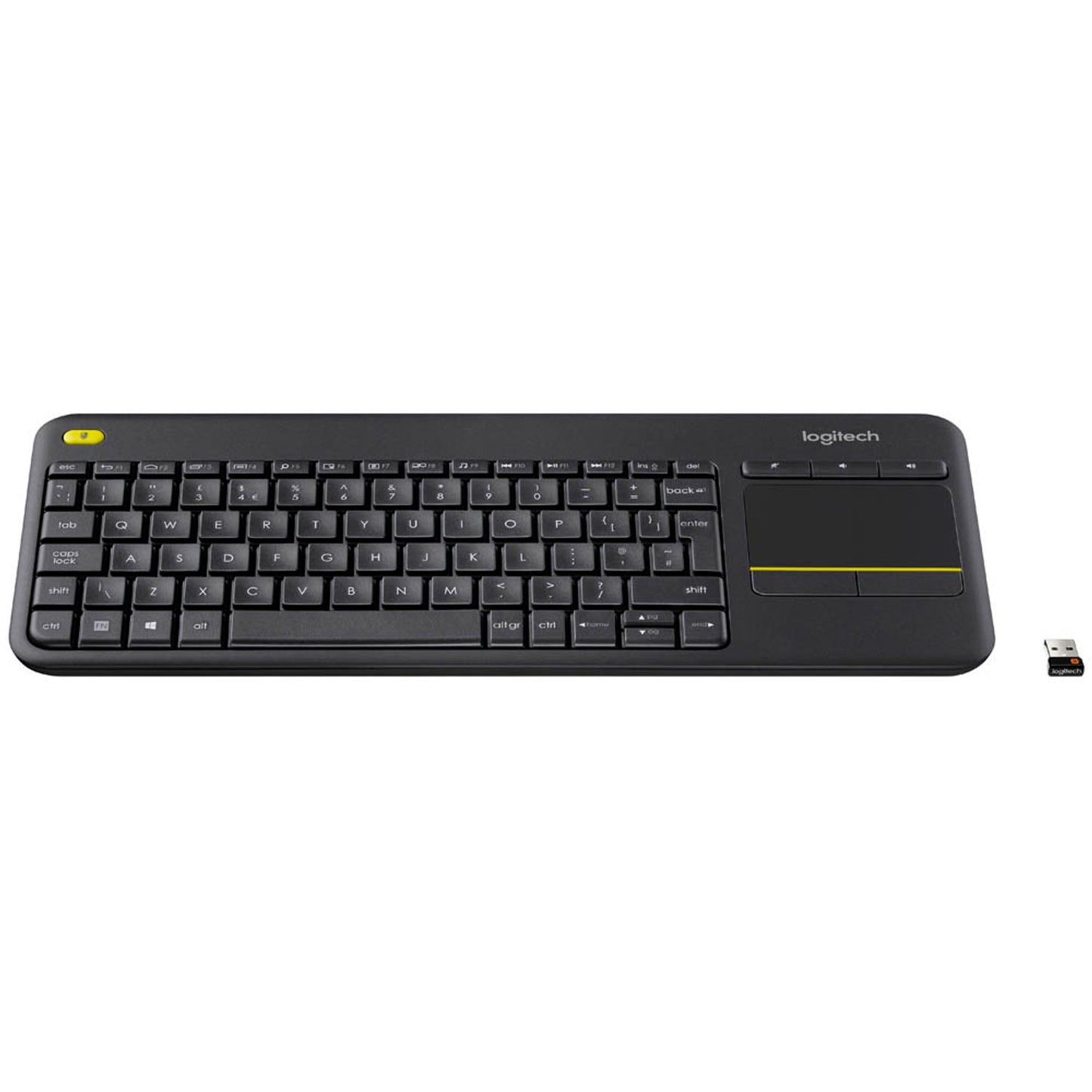 Logitech K400 Plus Tastatur kabellos schwarz | 920-007127