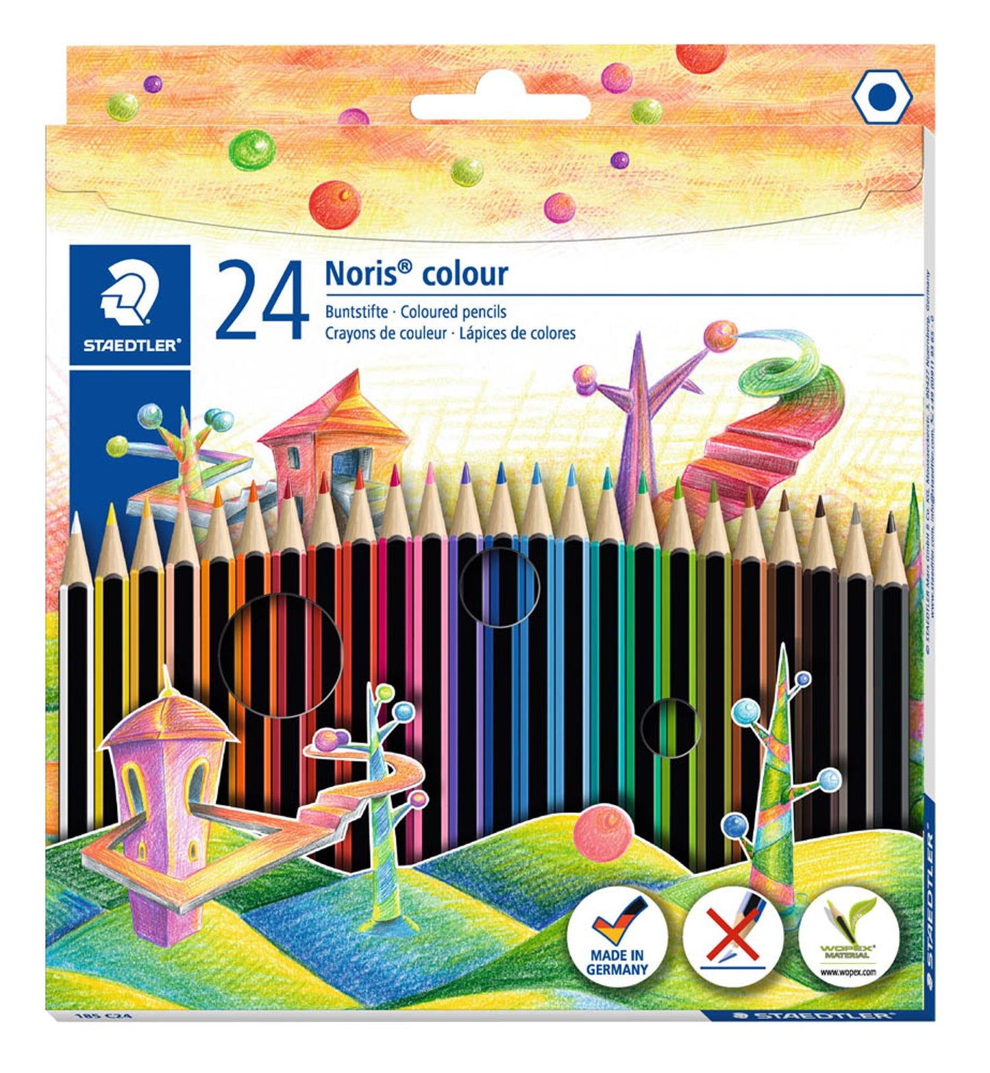 STAEDTLER Noris® colour 185 Buntstifte farbsortiert