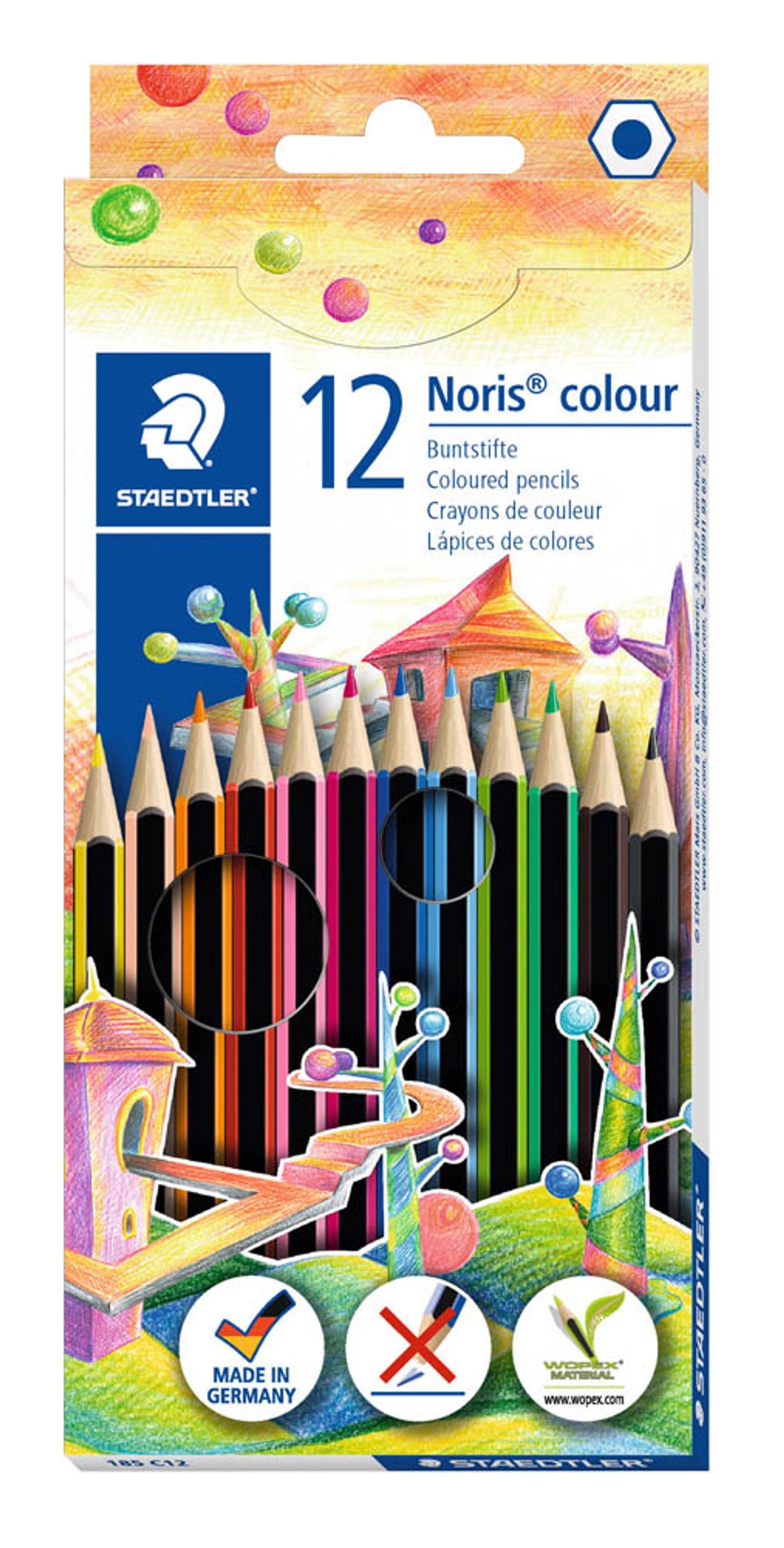 STAEDTLER Noris® colour 185 Buntstifte farbsortiert