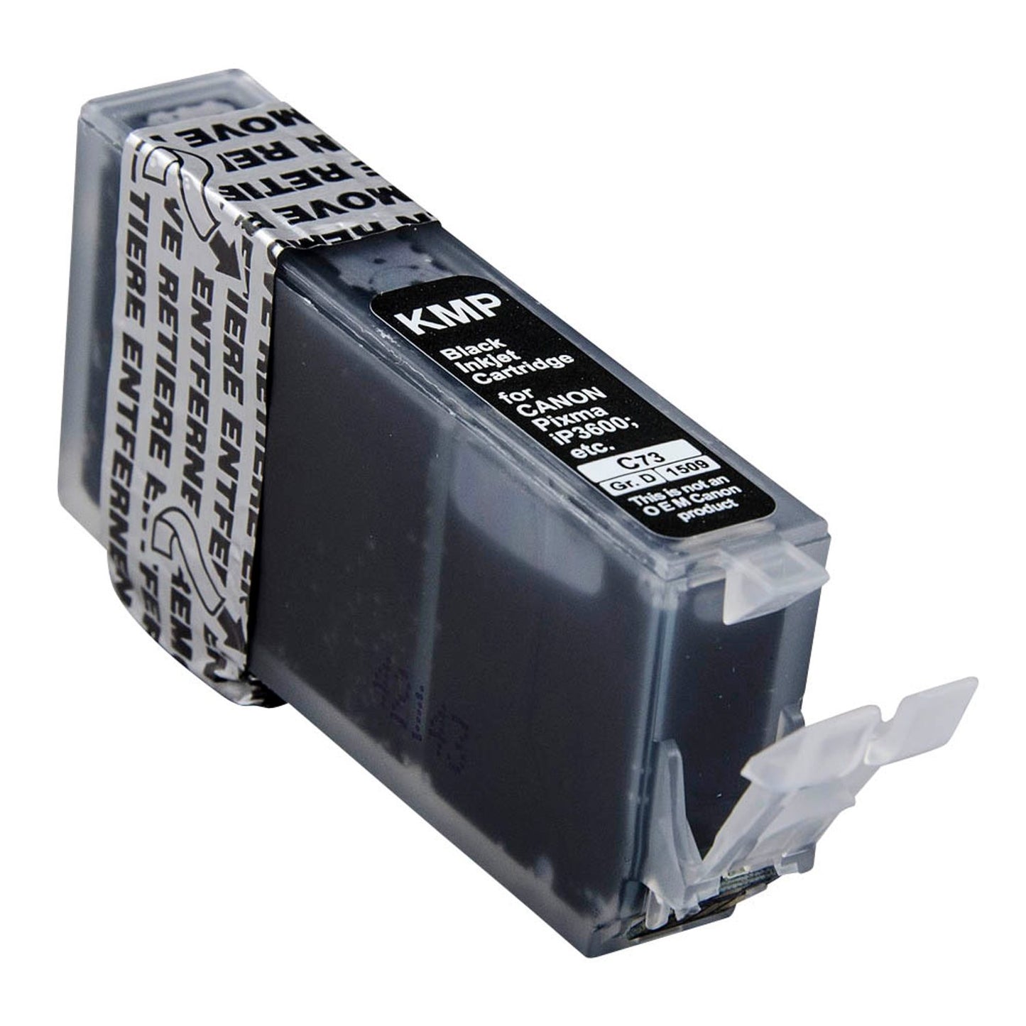 KMP C73 schwarz Druckerpatrone kompatibel zu Canon CLI-521 BK | 1509,0001