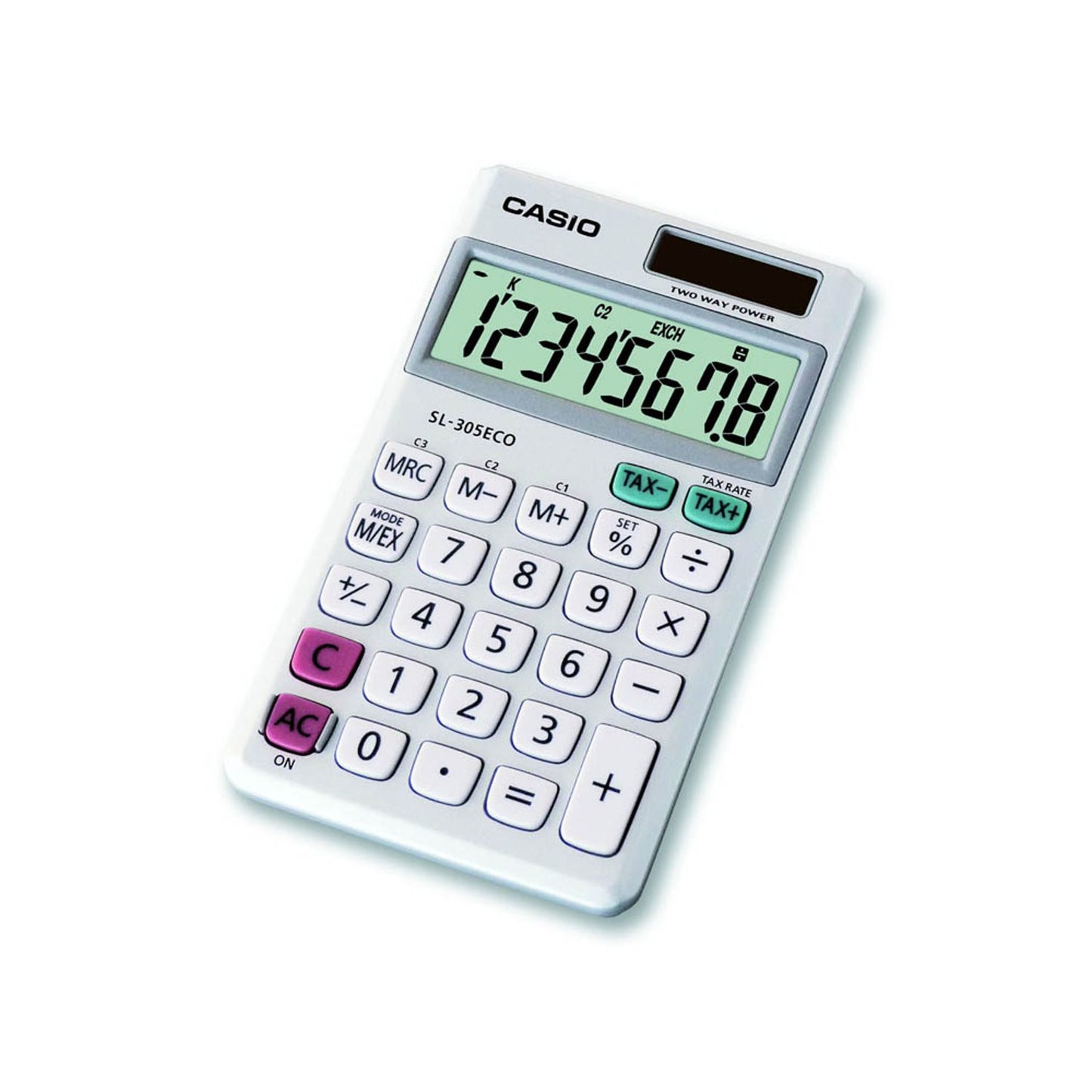 CASIO Taschenrechner silber | SL-305ECO