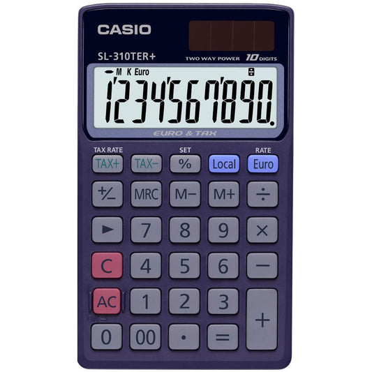 CASIO Taschenrechner schwarz | SL-310TER+