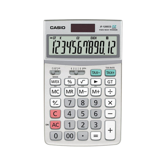 CASIO Tischrechner silber | JF-120ECO