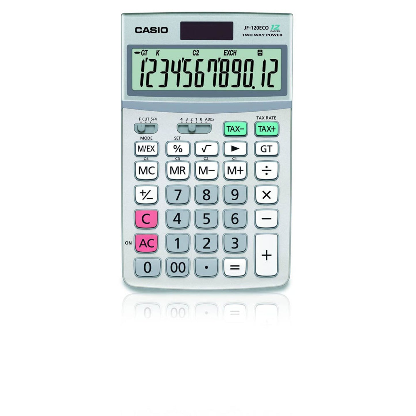 CASIO Tischrechner silber | JF-120ECO