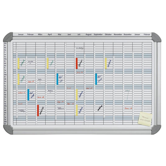 FRANKEN EuroLine® 5000 Jahresplaner, Monatseinteilung 94,5 x 61,5 cm | EU5000