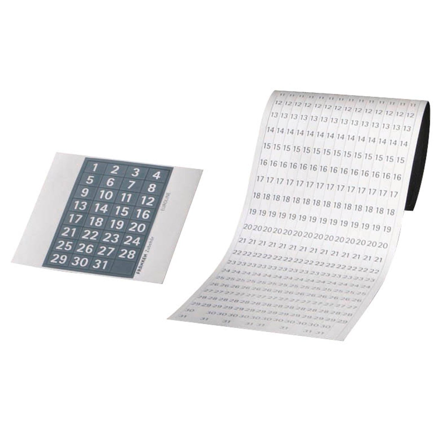 FRANKEN EuroLine 5000 Magnetbänder weiß 12,7 x 42,0 cm | ZEU5000/1