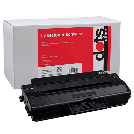 dots schwarz Toner kompatibel zu SAMSUNG MLT-D103l (SU716A) | 3509,HC00-DOTS