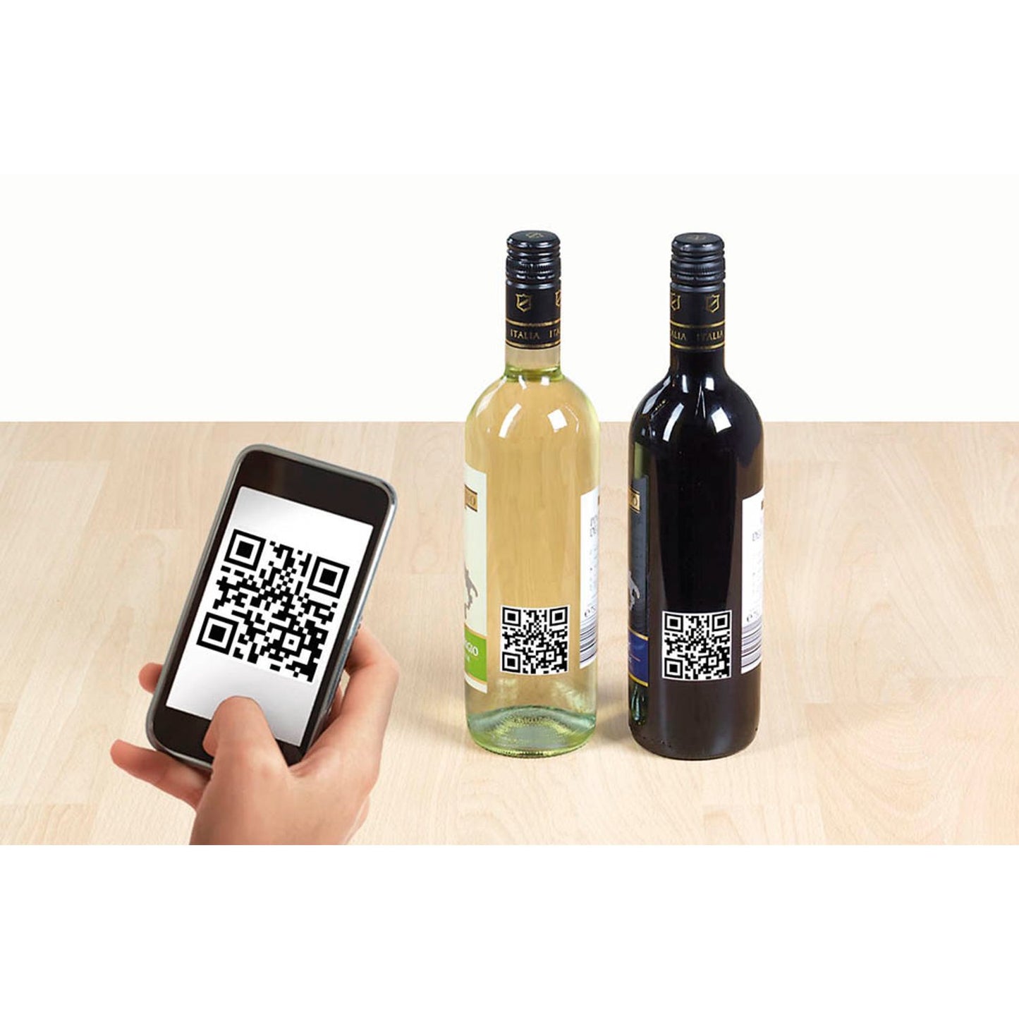 HERMA QR-Code-Etiketten weiß 40,0 x 40,0 mm | 9642 | 1 Pack = 25 Blatt