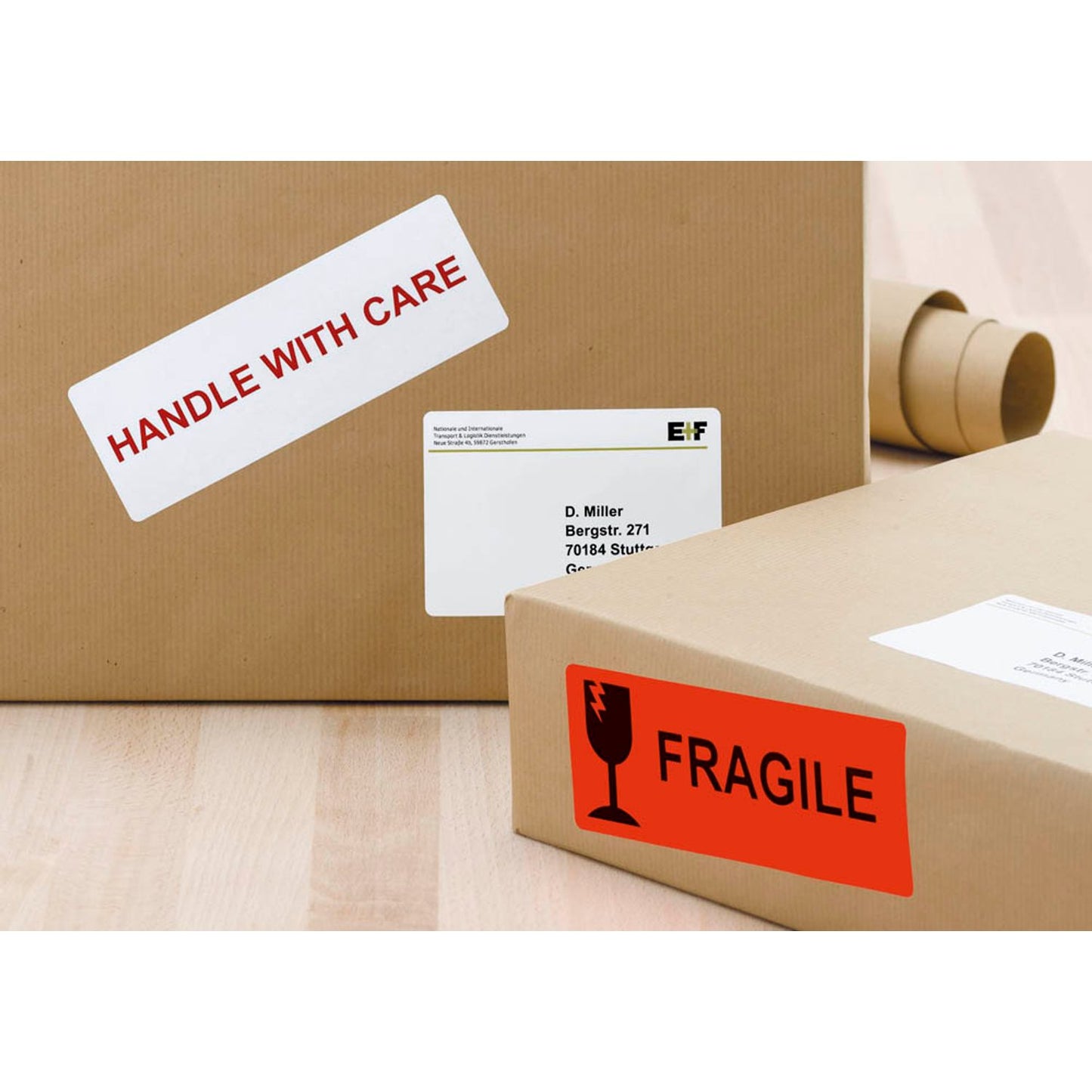 HERMA Versandetiketten weiß 50,0 x 142,0 mm | 8326 | 1 Pack = 25 Blatt