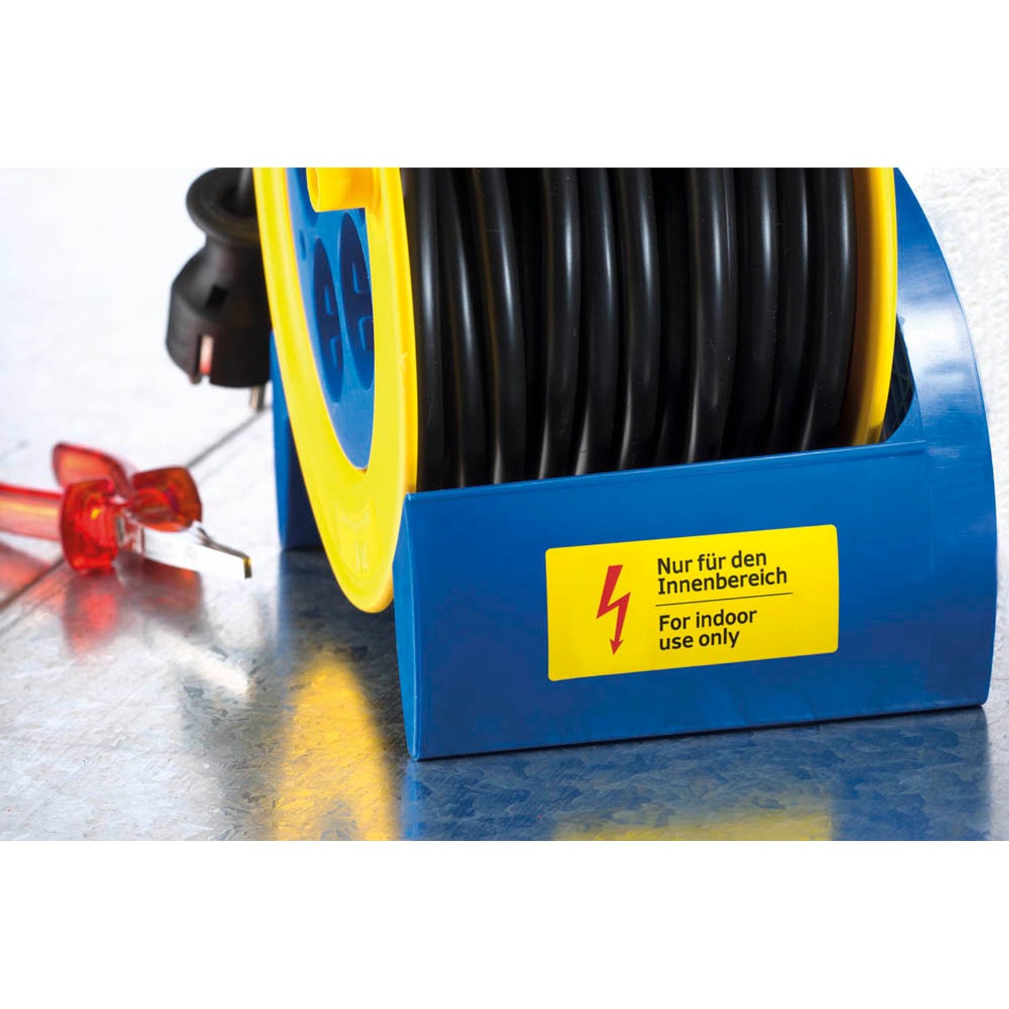 HERMA wetterfeste Folienetiketten gelb 105,0 x 148,0 mm | 8032 | 1 Pack = 25 Blatt