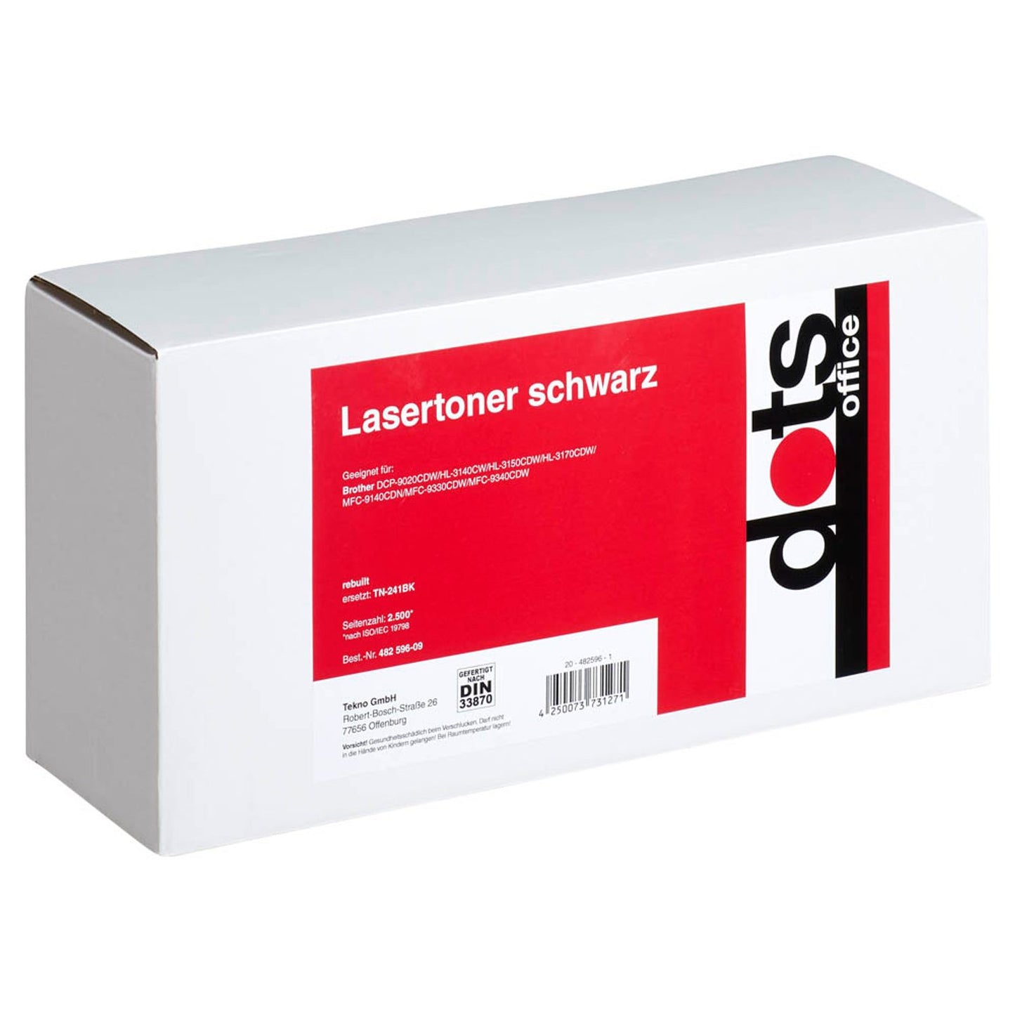dots schwarz Toner kompatibel zu brother TN-241bk | 1245,0000-DOTS