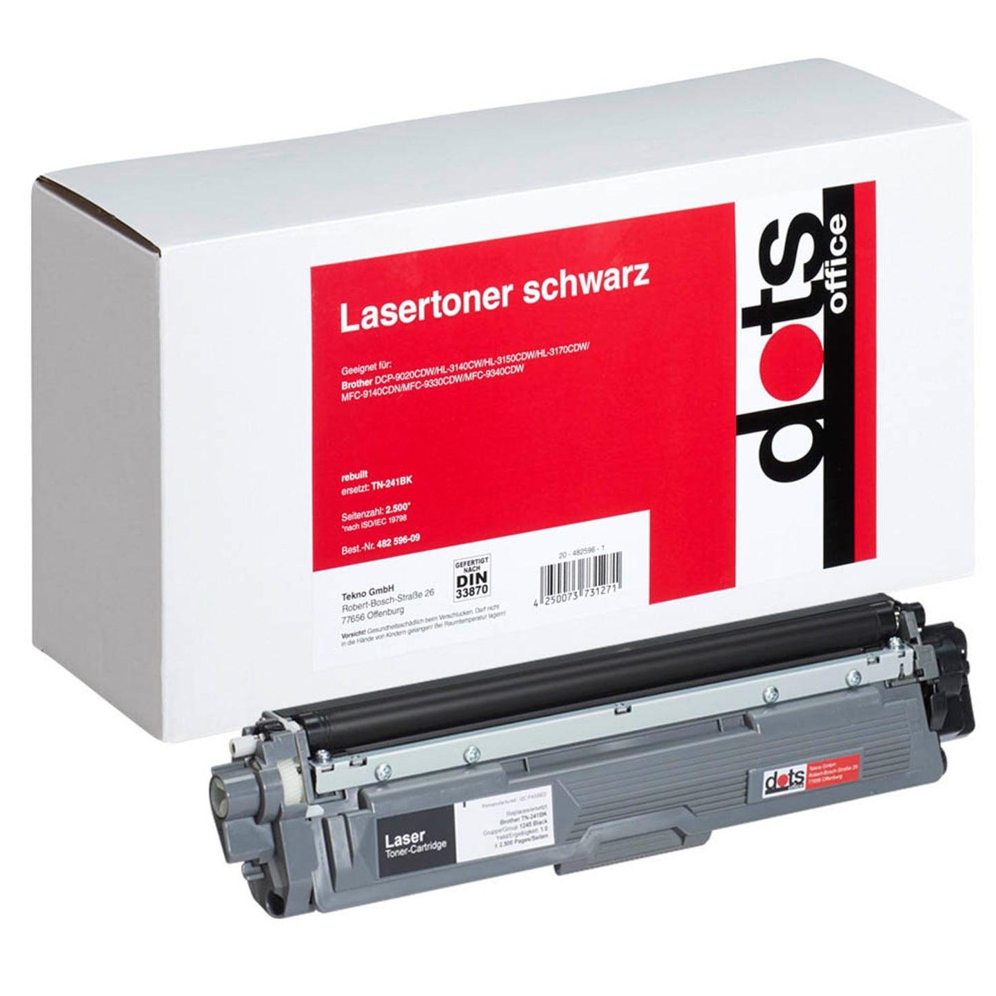 dots schwarz Toner kompatibel zu brother TN-241bk | 1245,0000-DOTS