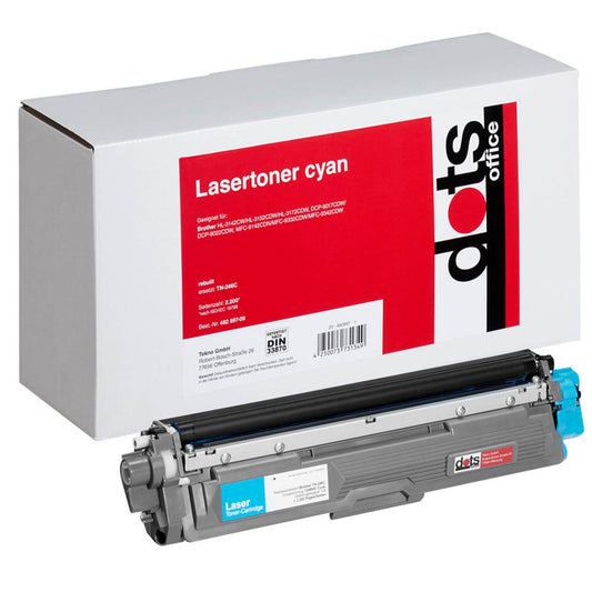 dots cyan Toner kompatibel zu brother TN-246c | 1248,3003-DOTS