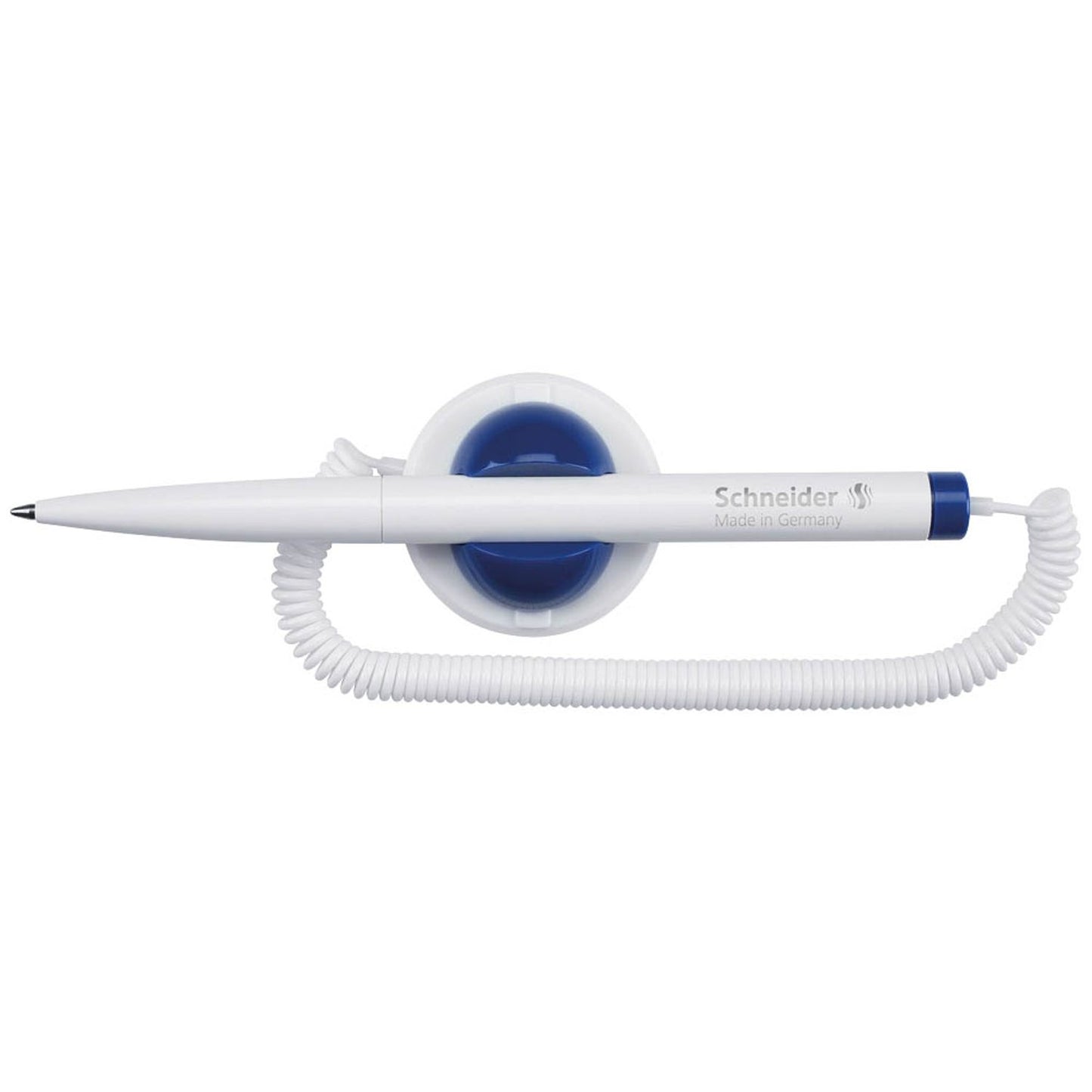 Schneider Kugelschreiber Klick-Fix-Pen weiß, Schreibfarbe: blau | 4120