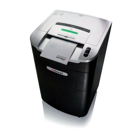 Rexel Mercury RLM20 Aktenvernichter mit Partikelschnitt P-4, 4 x 40 mm, bis , schwarz | 2102446