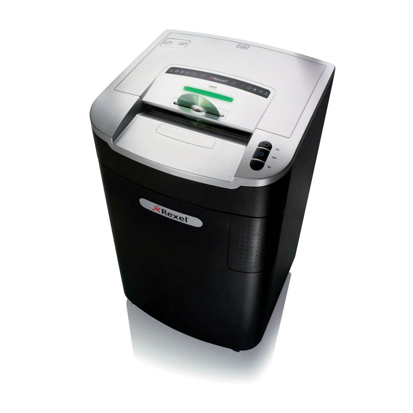 Rexel Mercury RLM20 Aktenvernichter mit Partikelschnitt P-4, 4 x 40 mm, bis , schwarz | 2102446