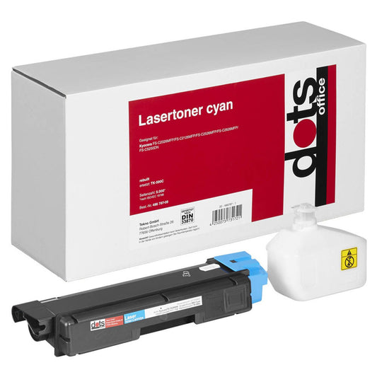dots cyan Toner kompatibel zu Kyocera TK-590C | 2893,0003-DOTS